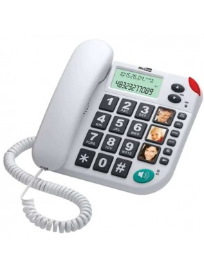 Teléfono Maxcom KXT480/ Blanco