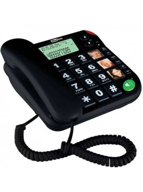 Teléfono Maxcom KXT480/ Negro