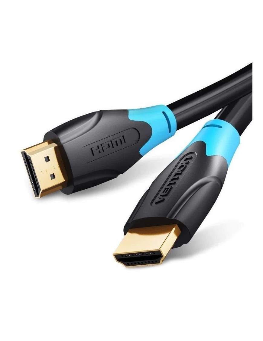 Cable Alargador USB 2.0 Vention VAS-A44-B050/ USB Macho - USB Hembra/ 50cm/  Negro VAS-A44-B050