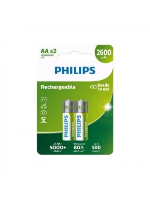 Pack de 2 Pilas AA Philips...