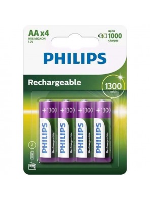 Pack de 4 Pilas AA Philips...